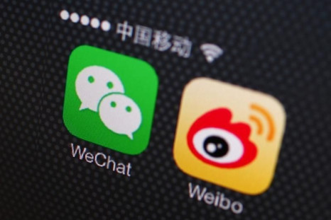 Tencent apps WeChat and Weibo