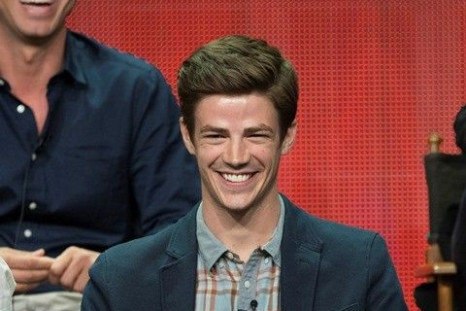 IN PHOTO: Cast Member Grant Gustin Attends A Panel For The CW Television Series 'The Flash.'