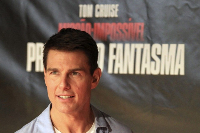 Actor Tom Cruise Poses On The Red Carpet During The Brazil Premiere Of The Movie 'Mission: Impossible - Ghost Protocol'