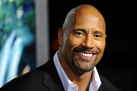 Actor Dwayne Johnson Arrives At The Hollywood Premiere Of 'Journey 2 :The Mysterious Island' In Los Angeles, California