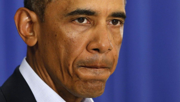 U.S. President Barack Obama delivers a statement from Martha's Vineyard, Massachusetts