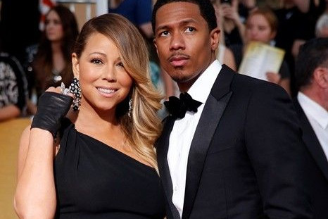 Mariah Carey And Husband, Nick Cannon Arrive At The 20th Annual Screen Actors Guild Awards.