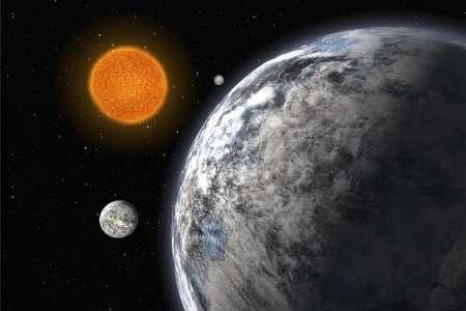 An artist&#039;s impression of the trio of super-Earths discovered by an European team