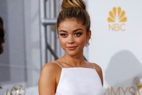 Sarah Hyland, From ABCs &#039;Modern Family,&#039; Poses Backstage.