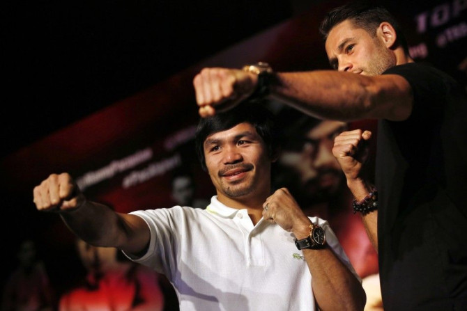 Manny Pacquiao and Chris Algieri