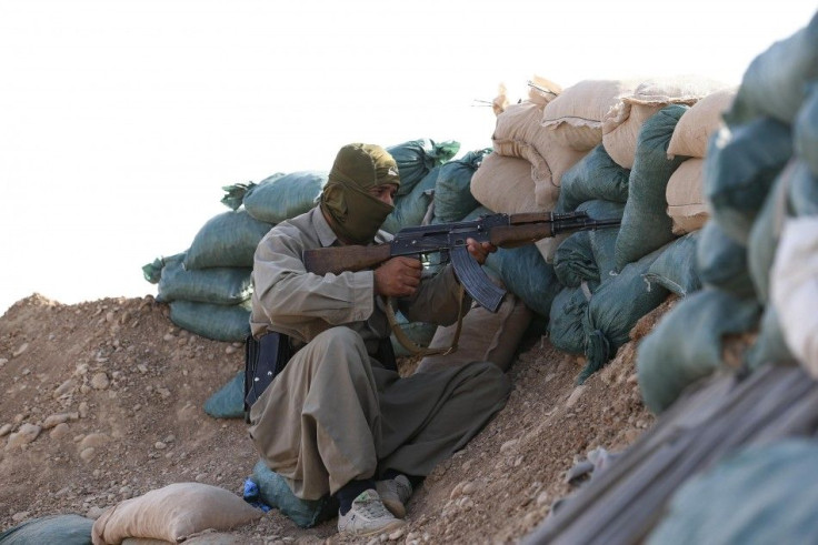 Kurdish Peshmerga fighter