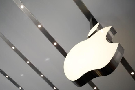 The Apple Logo Is Pictured Inside The Newly Opened Omotesando Apple Store At A Shopping District In Tokyo