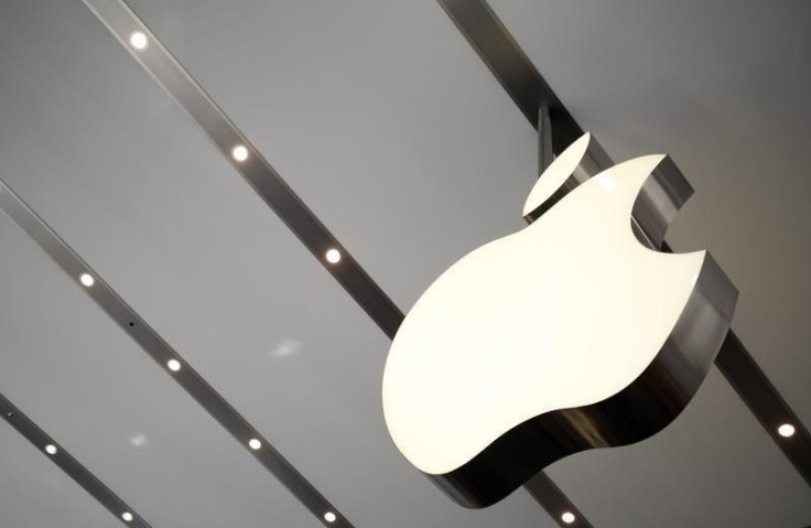 The Apple Logo Is Pictured Inside The Newly Opened Omotesando Apple Store At A Shopping District In Tokyo