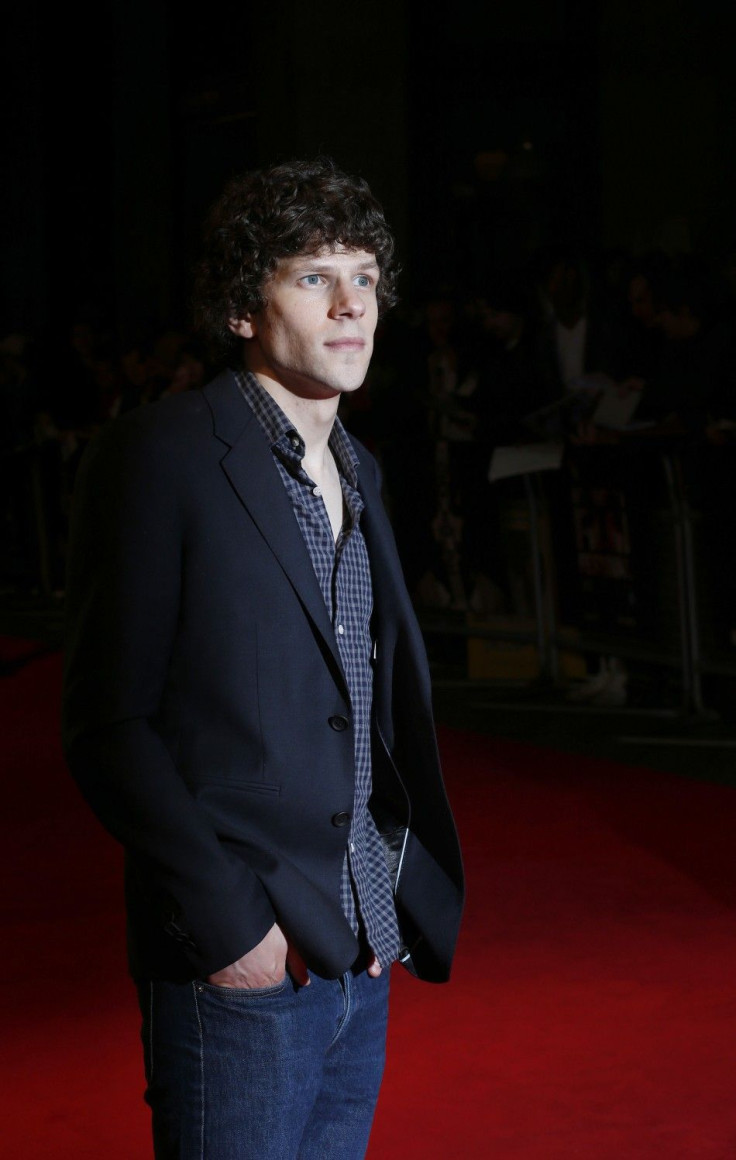 Cast member Jesse Eisenberg arrives for the European premiere of &quot;The Double&quot; at the London Film Festival, at the Odeon West End, in central London October 12, 2013.