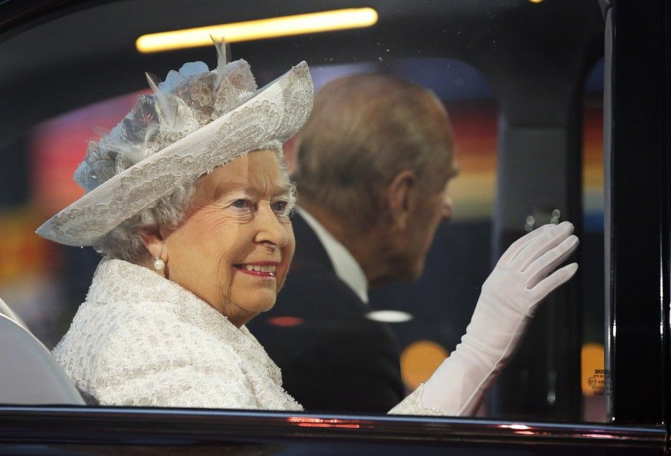 Britains Queen Elizabeth And Prince Philip