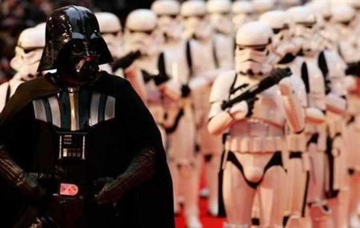 Actors Portraying Darth Vader And Storm Troopers