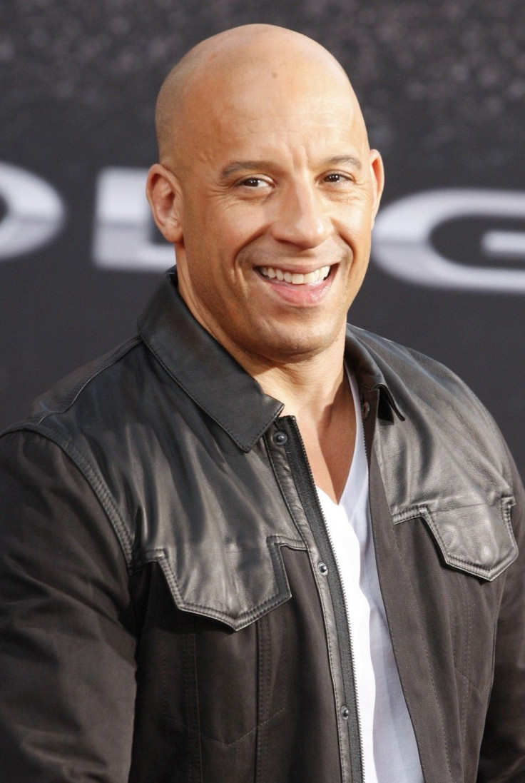 Cast Member And Producer Vin Diesel Poses At The Premiere Of The New Film, 'Fast & Furious 6'