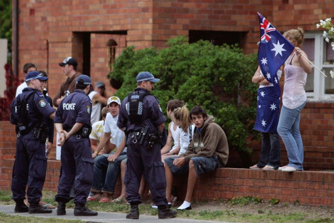 More than 450 policemen, four times the usual number, will patrol Sydney's streets on Tuesday to prevent a third night of racial violence by youth gangs who have attacked people, smashed cars and hurled rocks at police.