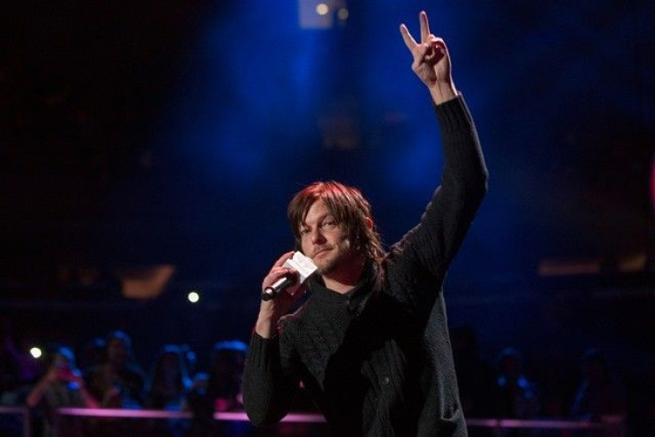 Actor Norman Reedus Introduces An Act during The 2013 Z100 Jingle Ball.