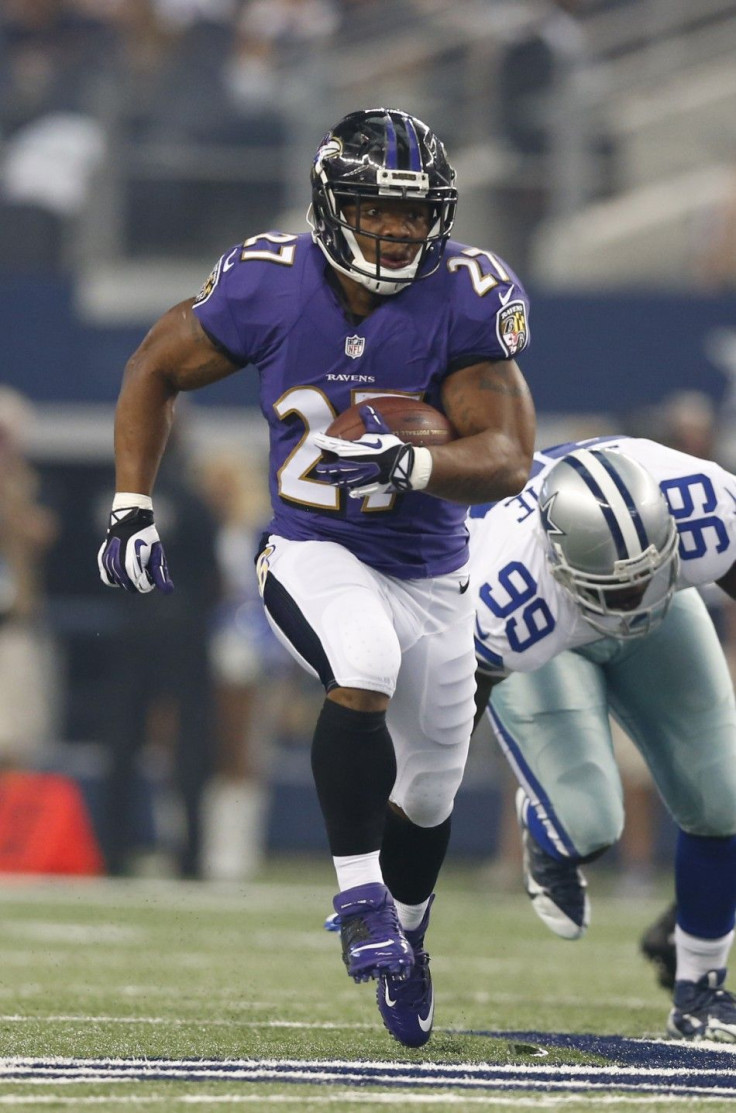 Baltimore Ravens running back Ray Rice