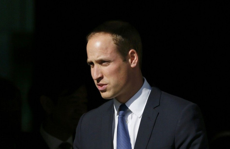 Britain&#039;s Prince William leaves after officially opening the Dickson Poon University of Oxford China Centre, in Oxford, central England