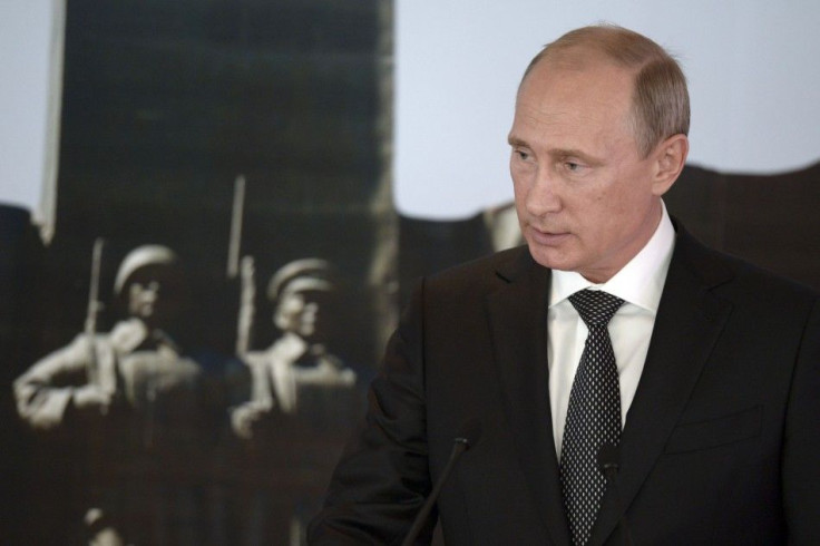 Russia's President Putin addresses audience in Ulan Bator