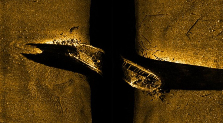 Parks Canada image shows one of two ships from the lost Franklin expedition