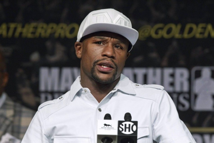 WBC/WBA welterweight champion Floyd Mayweather Jr. 