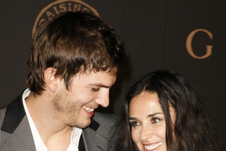 Ashton Kutcher And Demi Moore In File Photo Of Happily Married Days