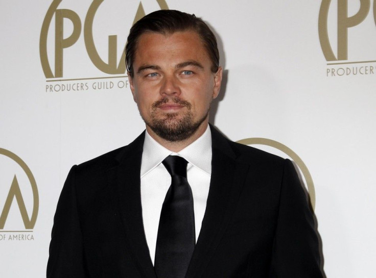 Oscar Nominee Leonardo DiCaprio From The Film 'The Wolf Of Wall Street' Arrives At The 25th Annual Producers Guild Of America Awards In Beverly Hills
