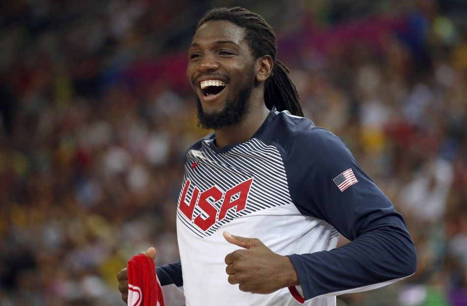 Kenneth Faried of the U.S. 