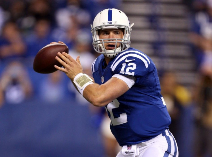 Indianapolis Colts quarterback Andrew Luck 