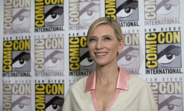 Cast member Cate Blanchett poses at a press line for &quot;The Hobbit: The Battle of the Five Armies&quot;
