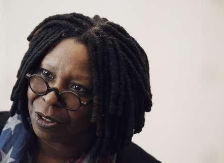 Actress and producer Whoopi Goldberg speaks to members of the audience
