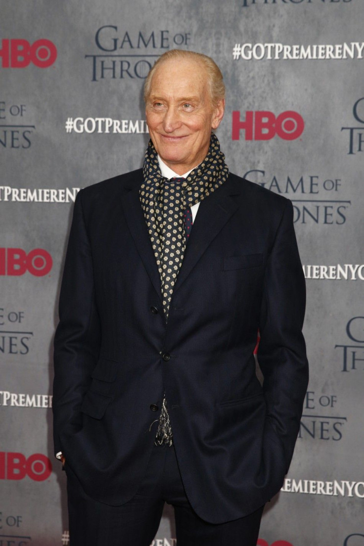 Cast member Charles Dance arrives for the premiere of the fourth season of HBO series "Game of Thrones"
