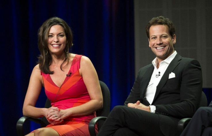 Cast members Ioan Gruffudd and Alana De La Garza attend a panel for the ABC television series "Forever"