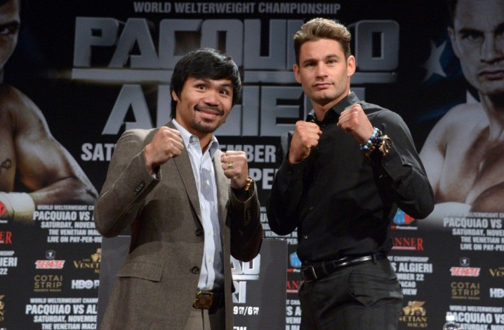 Manny Pacquiao and Chris Algieri