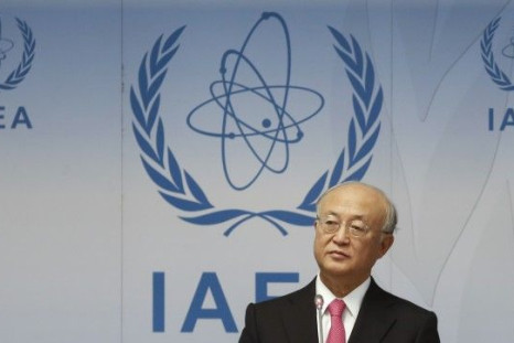 International Atomic Energy Agency (IAEA) Director General Yukiya Amano addresses a news conference during a board of governors meeting at the IAEA headquarters in Vienna September 15, 2014. The U.N. nuclear watchdog sought to put pressure on Iran on Mond