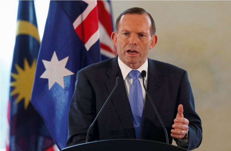 Australian Prime Minister Tony Abbott During An Official Visit To Putrajaya, Malaysia