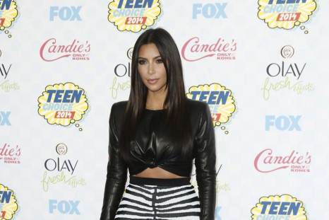 Kim Kardashian arrives at the Teen Choice Awards 2014