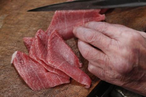 Atlantic Bluefin Tuna Or 'O-toro' Sushi Fillets