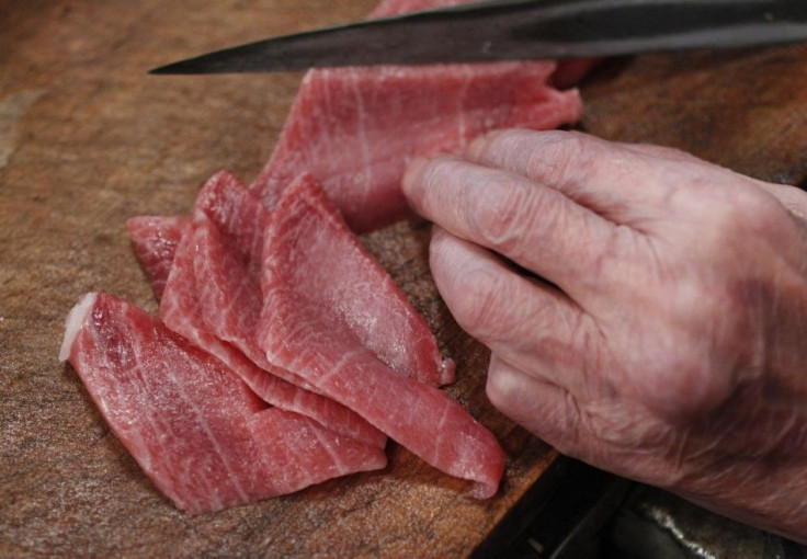 Atlantic Bluefin Tuna Or 'O-toro' Sushi Fillets
