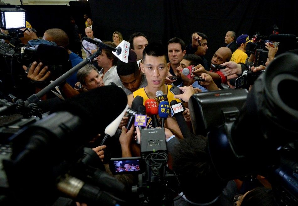 os Angeles Lakers guard Jeremy Lin