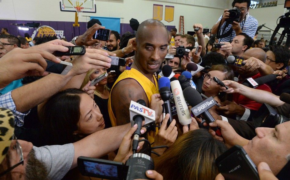 Los Angeles Lakers guard Kobe Bryant