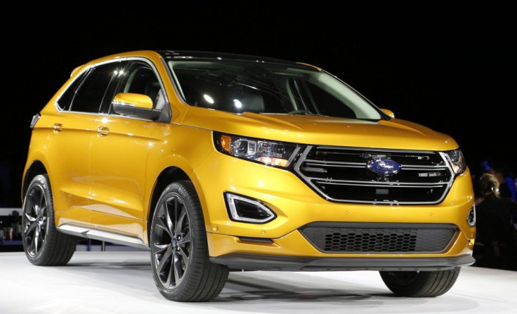 Ford Motor Co. unveils the 2015 Ford Edge in Dearborn, Michigan June 24, 2014. Ford Motor Co on Tuesday unveiled the 2015 Edge, which it hopes will strengthen sales in the fast-growing near-luxury crossover vehicle markets in China, Europe and the America