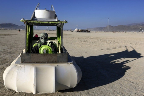 An Alien Replica At The 2013 Burning Man Arts And Music Festival In The Black Rock Desert, Nevada