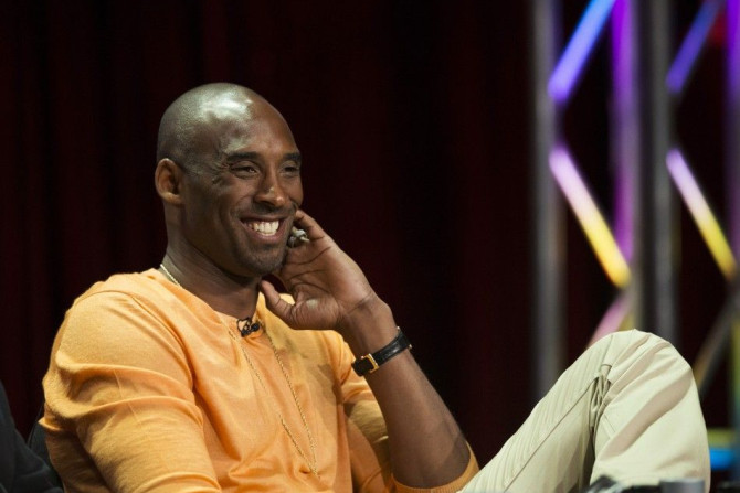 Kobe Bryant of NBA&#039;s Los Angeles Lakers smiles at a panel for the Showtime television documentary &quot;Kobe Bryant&#039;s Muse&quot; during the Television Critics Association Cable Summer Press Tour in Beverly Hills, California July 18, 2014. REUTER
