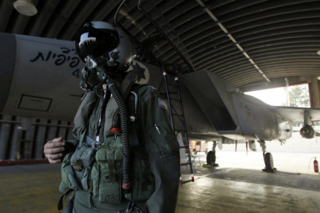 An Israeli Air Force Pilot At The Tel Nof Air Base In Central Israel