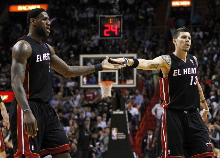LeBron James and Mike Miller
