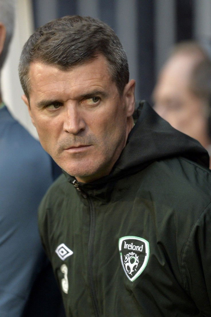 Ireland's assistant coach Roy Keane looks on before their international friendly soccer match against Italy at Craven Cottage in London May 31, 2014.