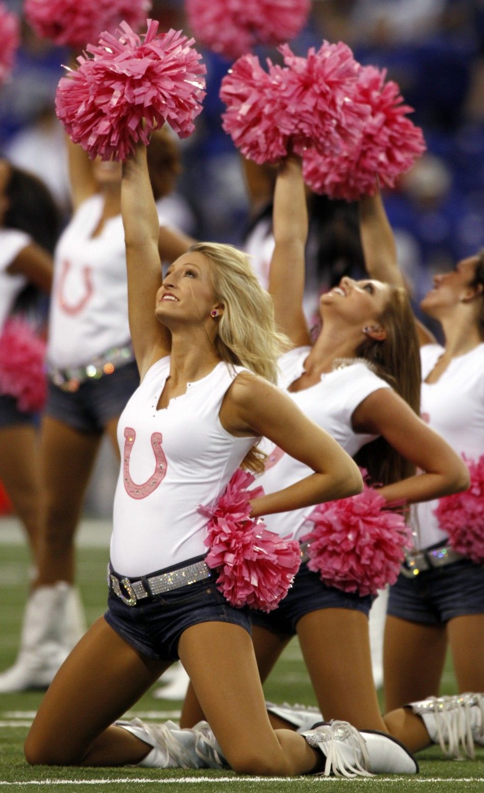 The Indianapolis Colts cheerleaders 