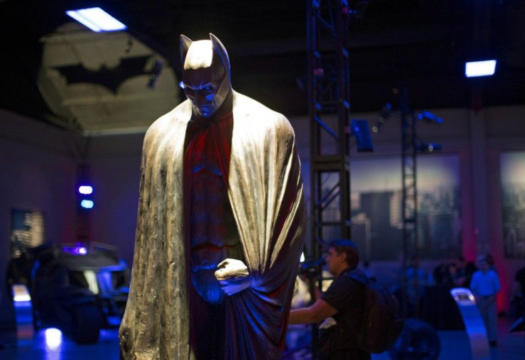 A Batman statue is pictured during a media preview of the Warner Bros. VIP Studio Tour