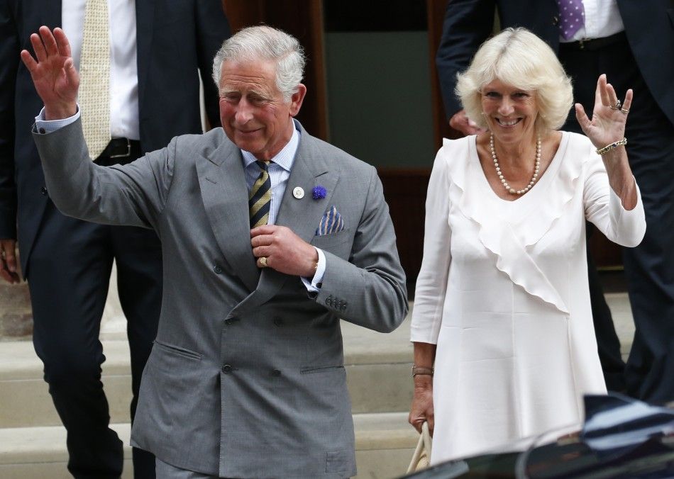 Britains Prince Charles and his wife Camilla, Duchess of Cornwall 