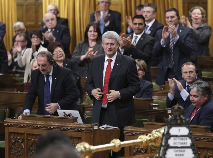 Canada's Prime Minister Stephen Harper