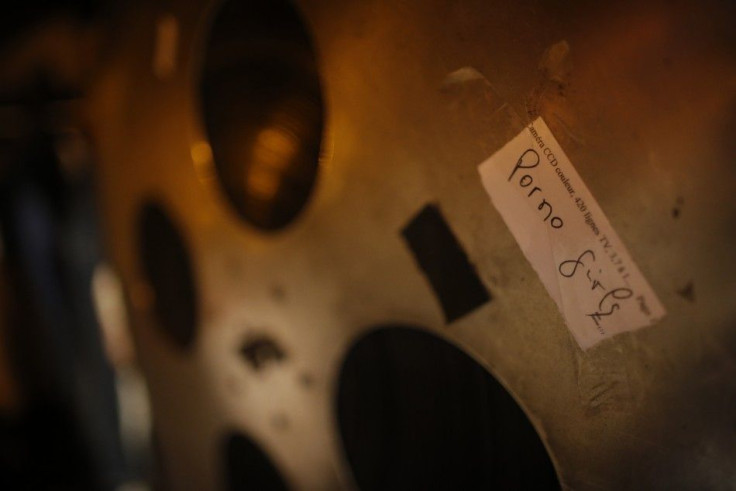 The 'Porno Girls' Cinema Film Inside The Projection Room At Le Beverley Adult Cinema In Paris